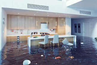 A kitchen with chairs and tables in the middle of it.